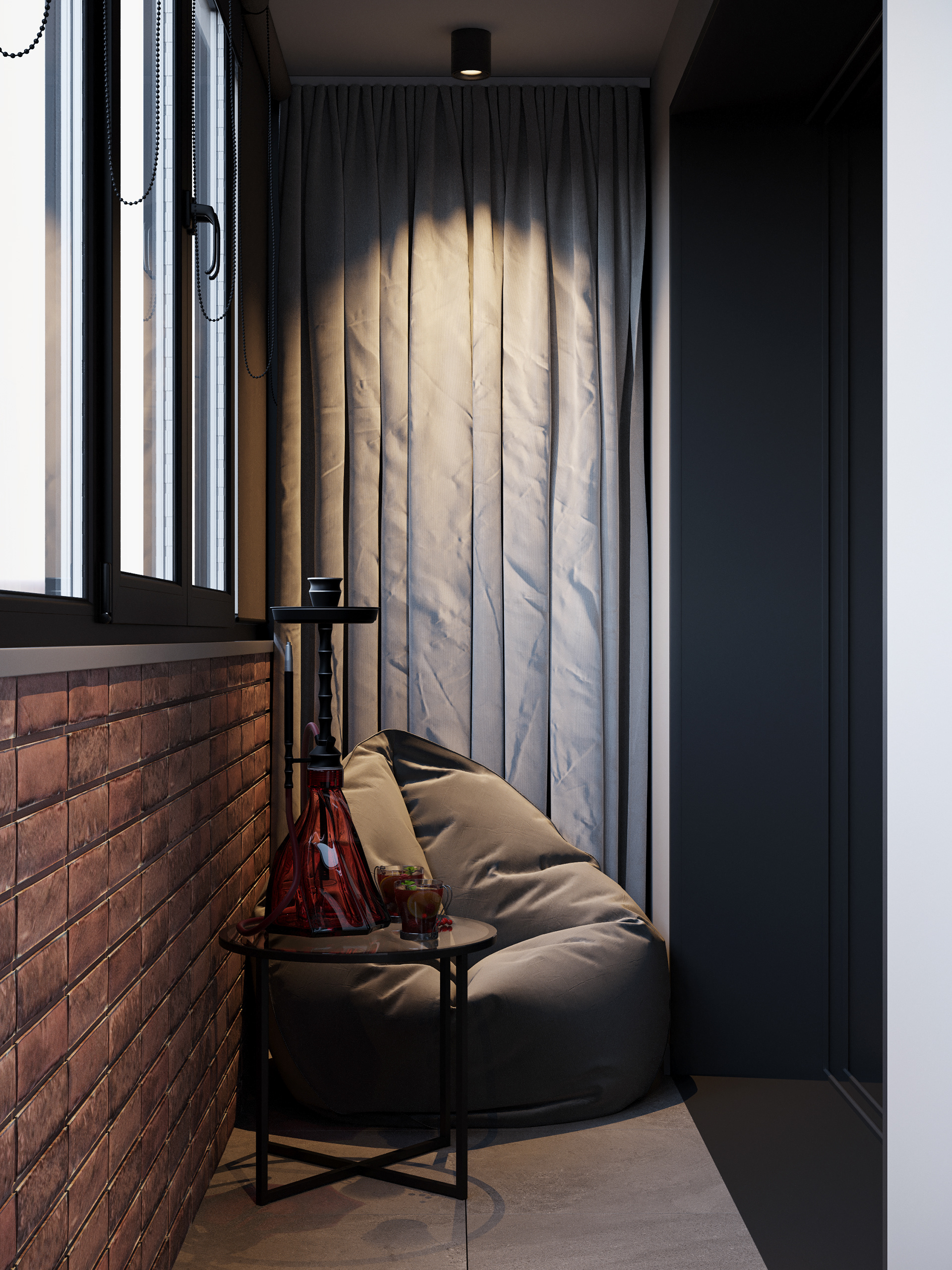 单间公寓丨RussiaMoscow丨Light Corner Studio-25