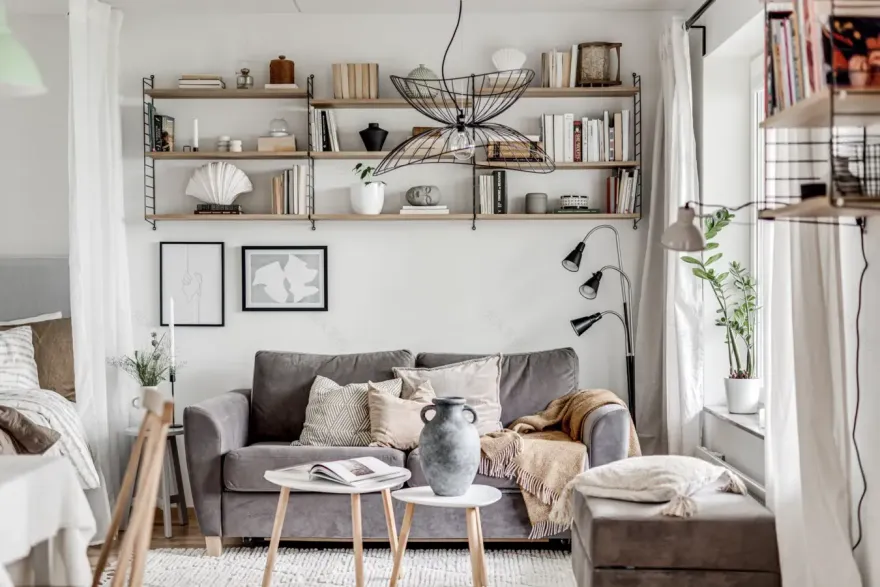 自然风 39m2 小户型公寓设计-2