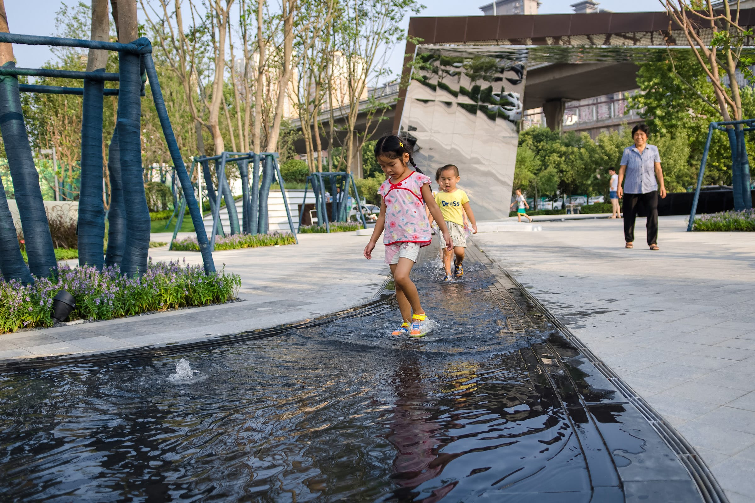 西安大兴青樾售楼中心展示区景观-57