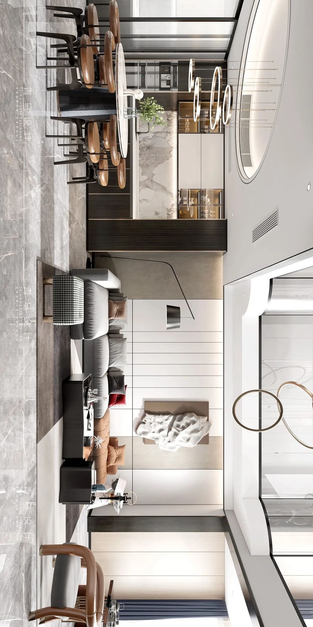 碧桂园·国湖中叠户型设计丨青马别墅空间设计-55