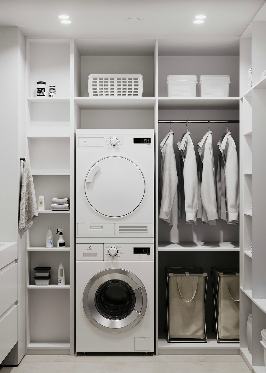 95㎡简约风公寓设计-25