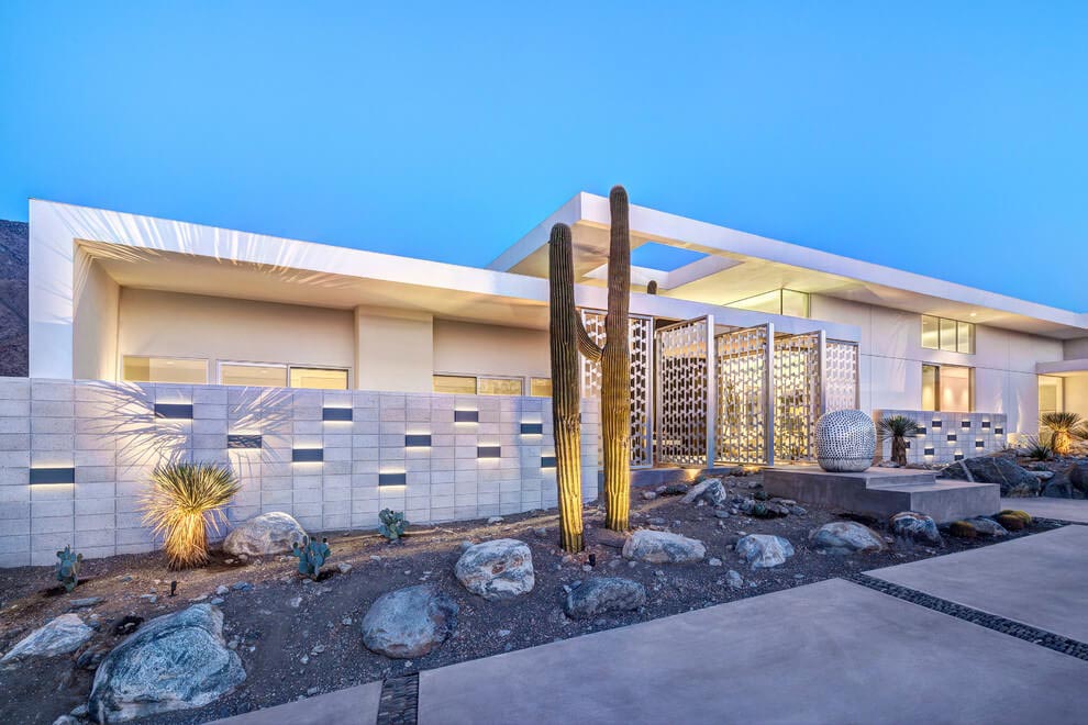 加州棕榈泉现代风住宅-7