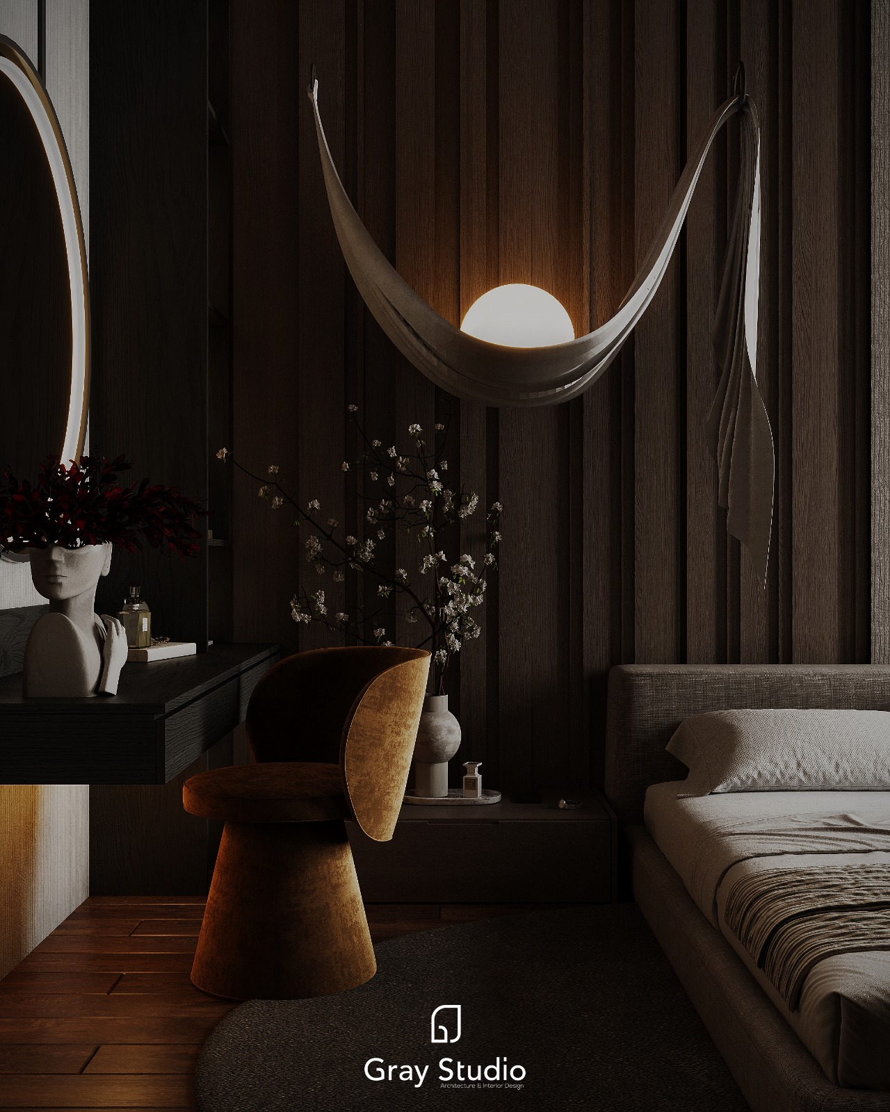 主卧设计项目丨英国丨Gray Studio-13