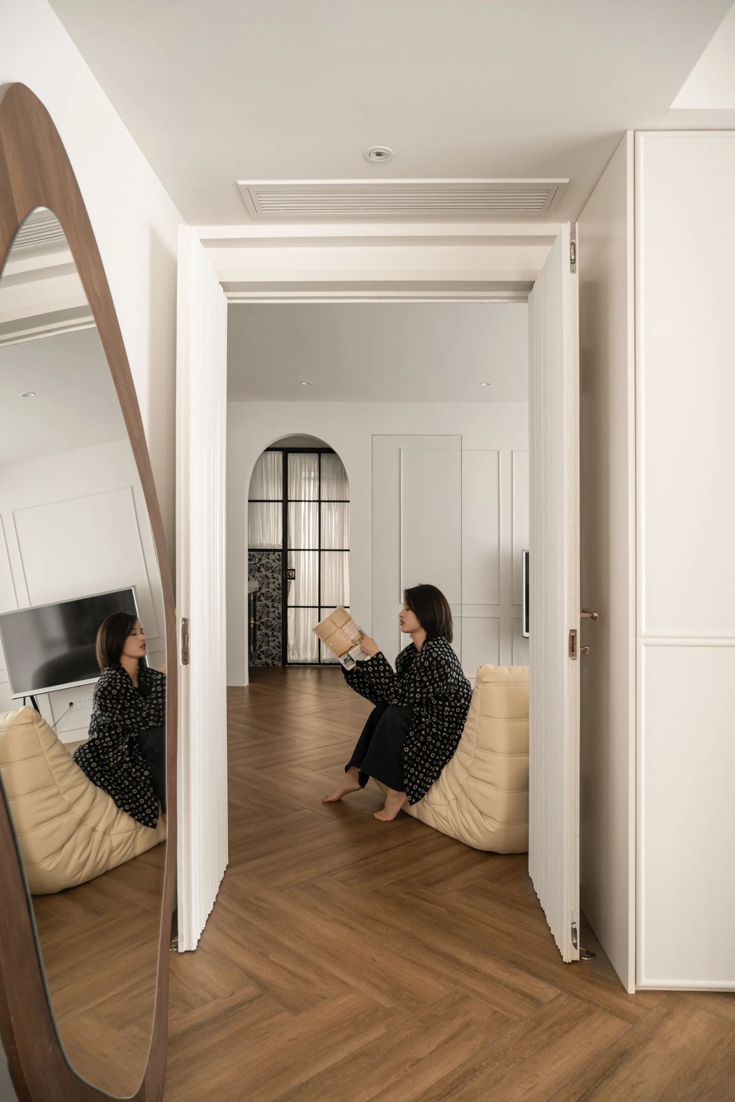 奶白轻法式住宅设计丨中国杭州丨文青设计-48