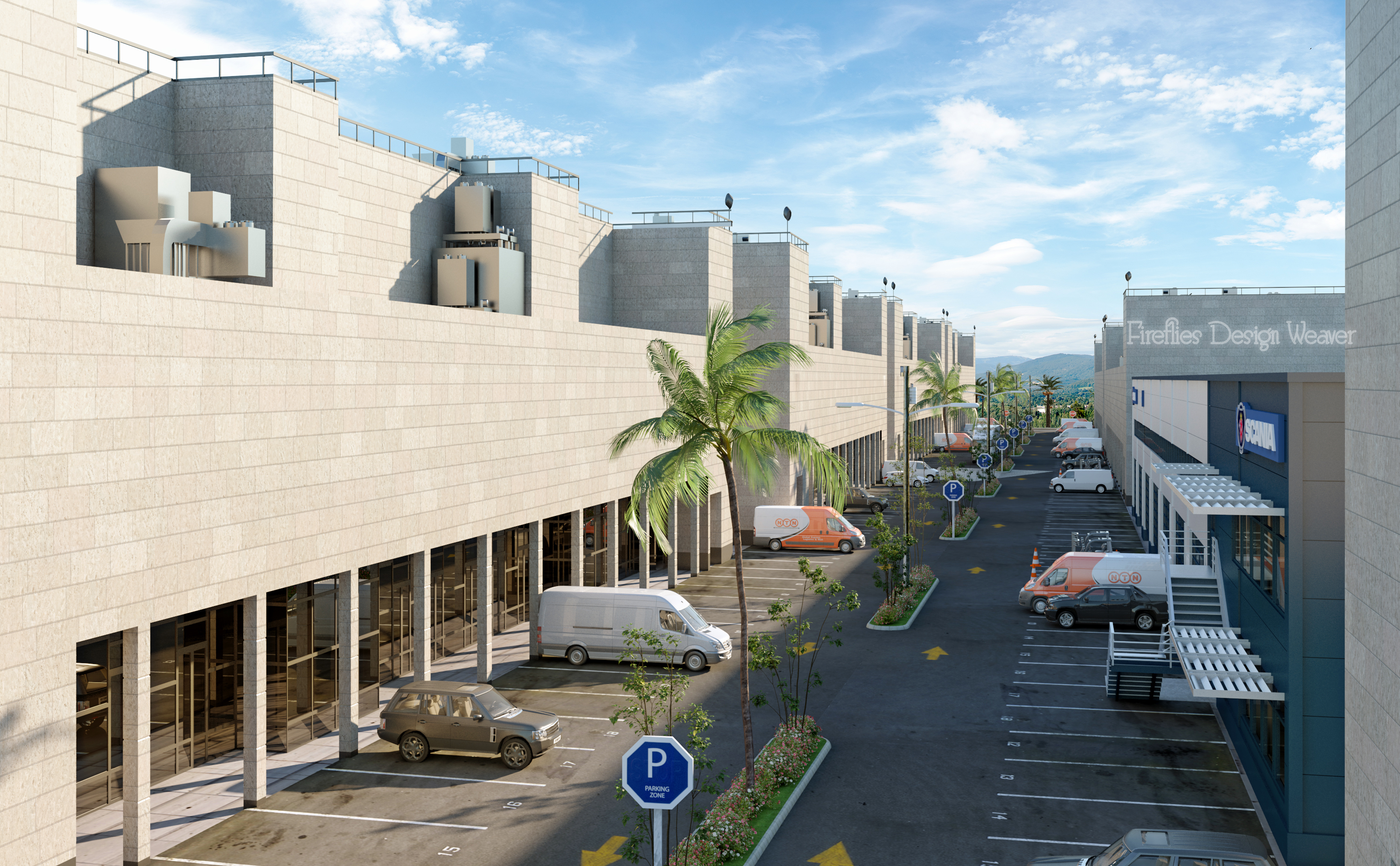 3D 渲染仓库室内可视化设计丨奥地利丨WAREHOUSE CGI-6