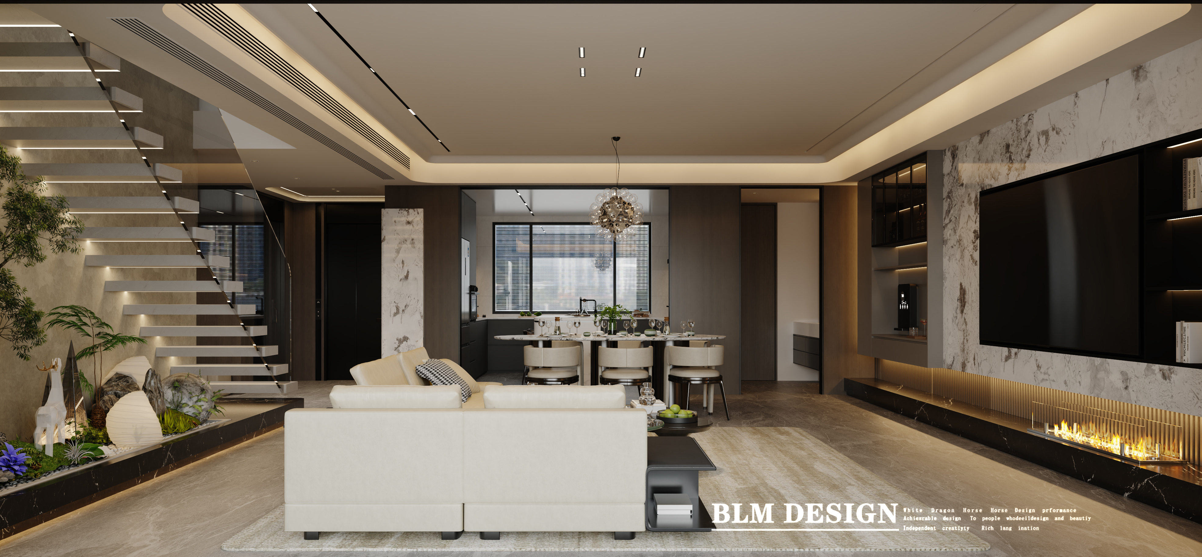 意式轻奢丨白龙马效果图-9