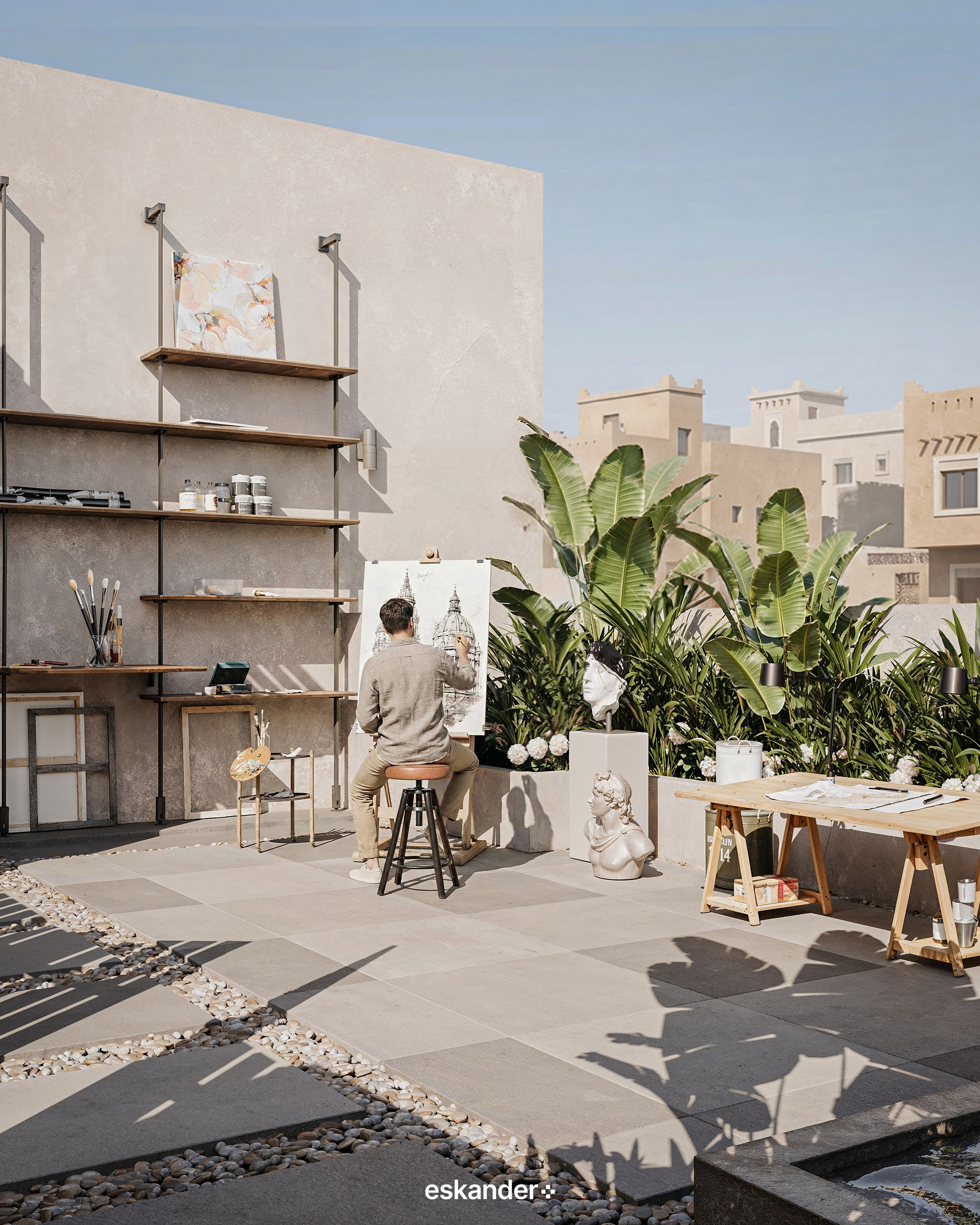 星光·屋顶设计丨阿联酋丨Eskander Plus Studio-10