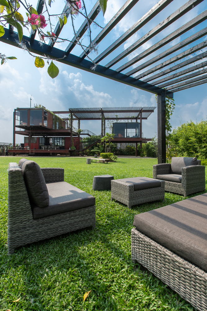 孟加拉国集装箱住宅 | 钢构与绿意共融的创意空间-71