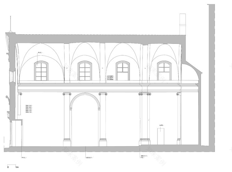 San Pellegrino Church Restoration and Outfitting of Plaster Deposits MICROSCAPE architecture urban design AA-25