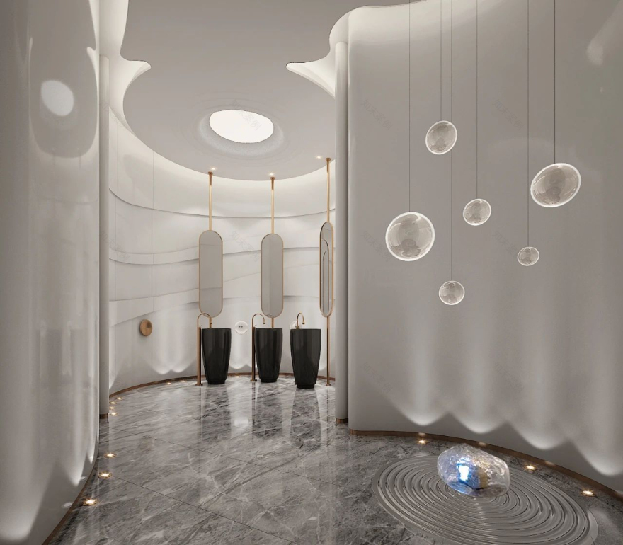 荣盛鹿山府销售中心,演绎梦幻、未来、充满诗意的气息 | 米修设计-45