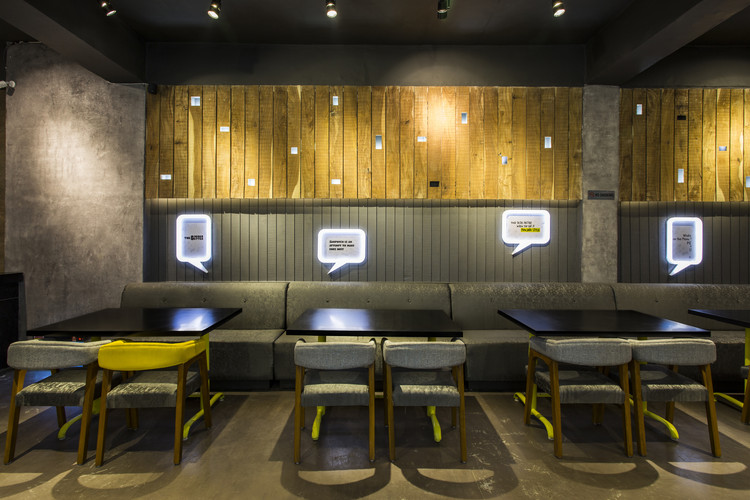 趣味工业风素食餐厅设计-25