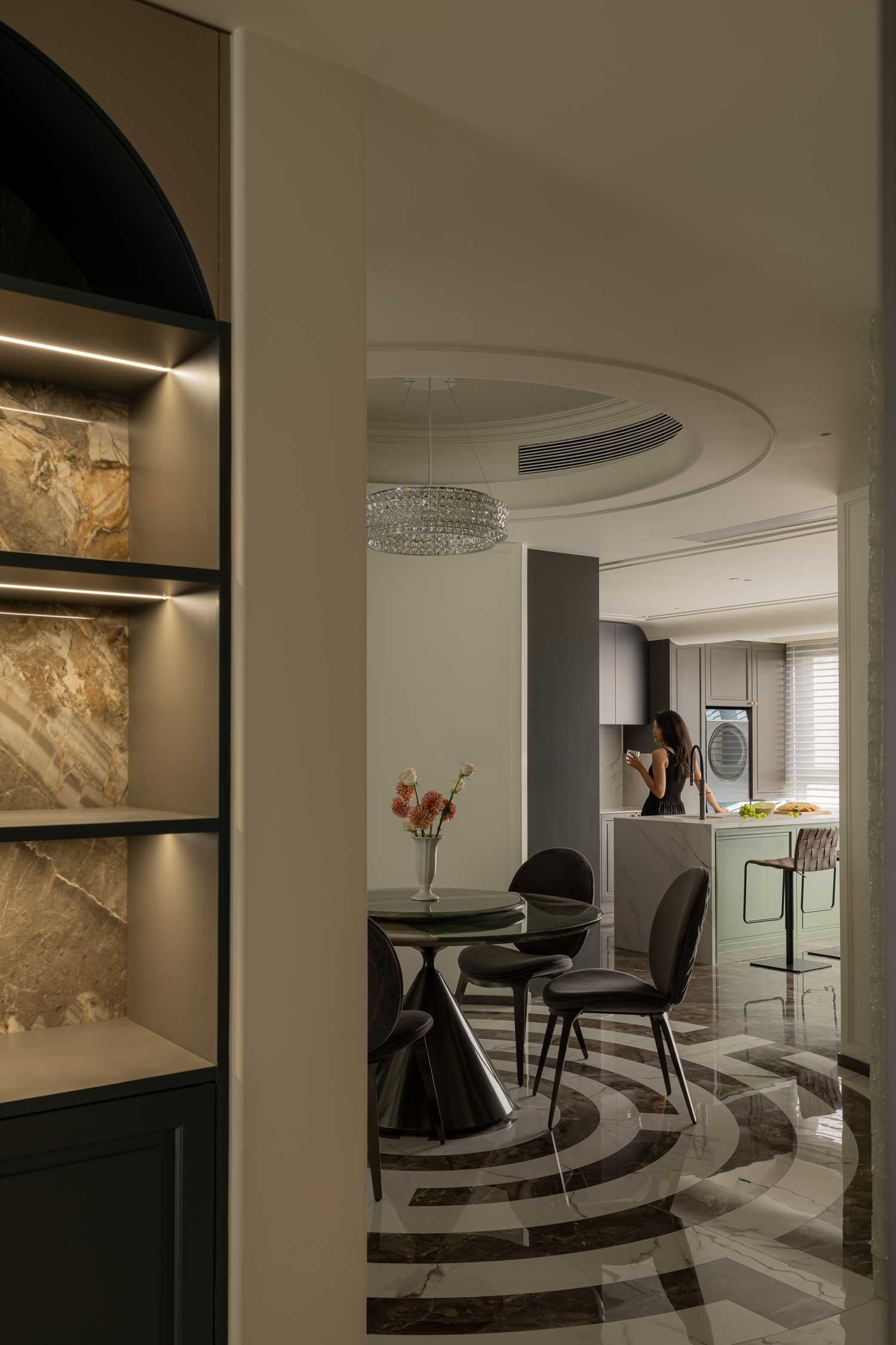 《栖羽》240㎡现代法式丨宏福樘设计-21