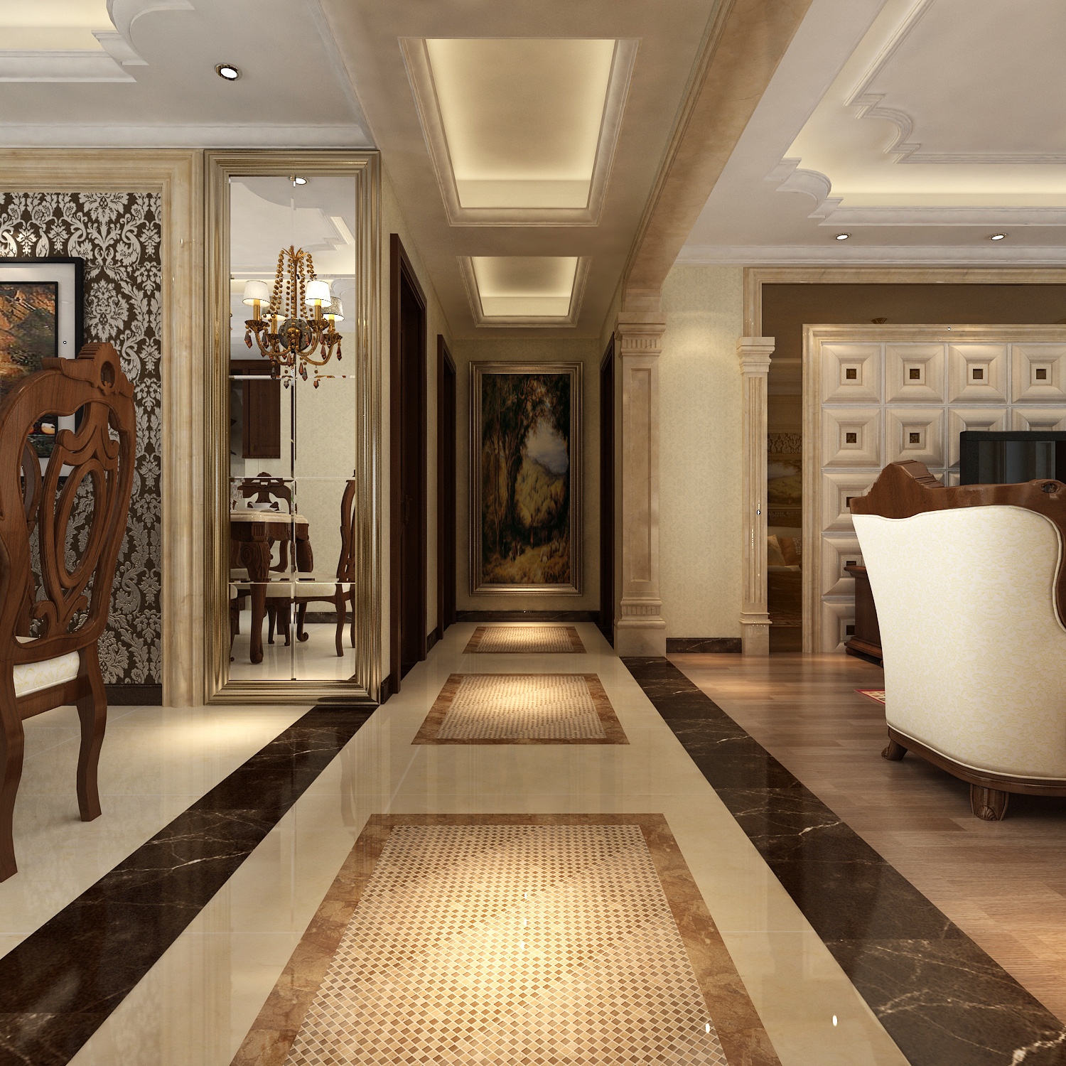 丽水蓝湾148平豪华欧式-6