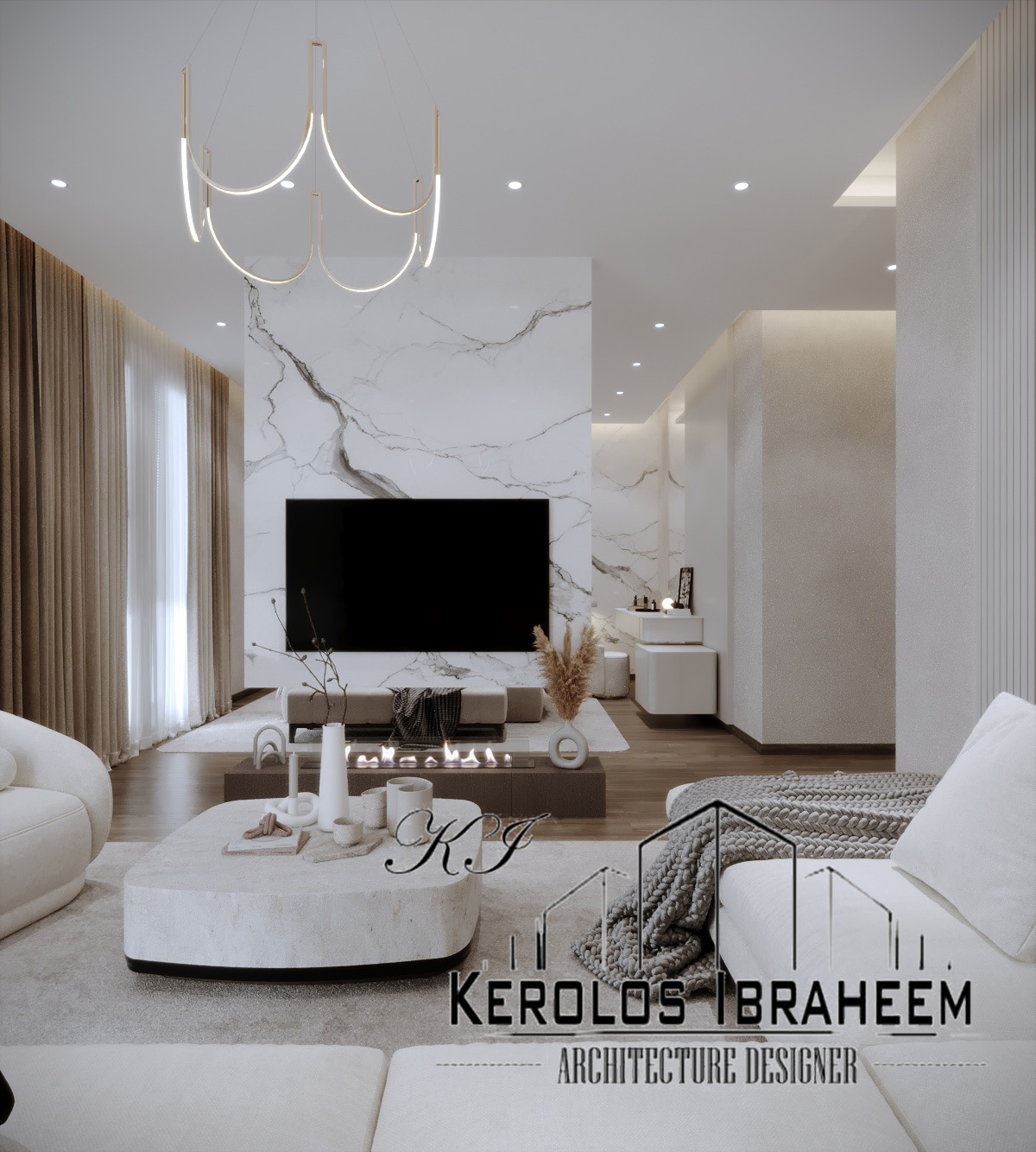 Modern Master Bedroom With Sitting Area-9