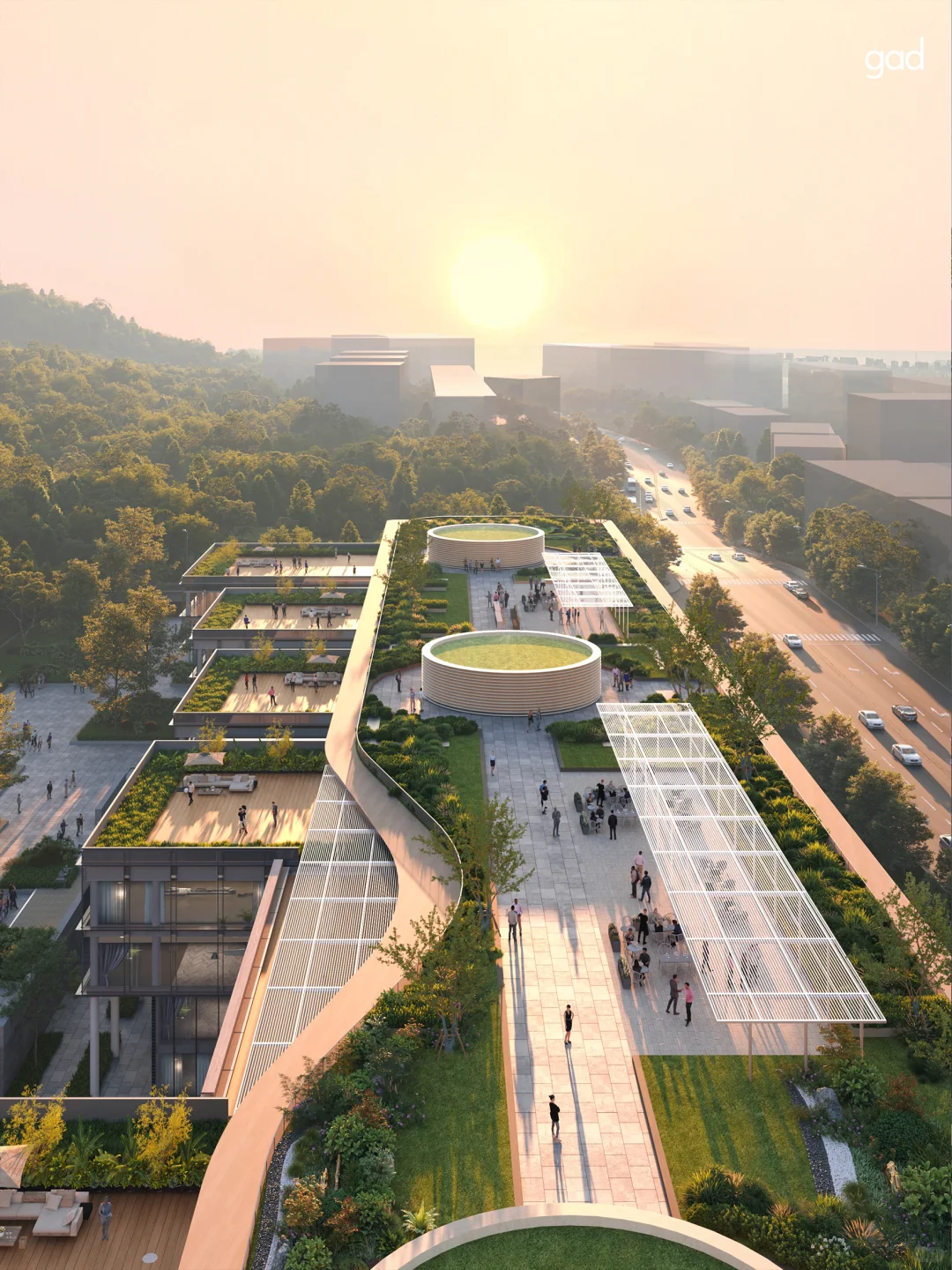 中标杭州天健总部项目丨中国杭州丨gad设计公司-3