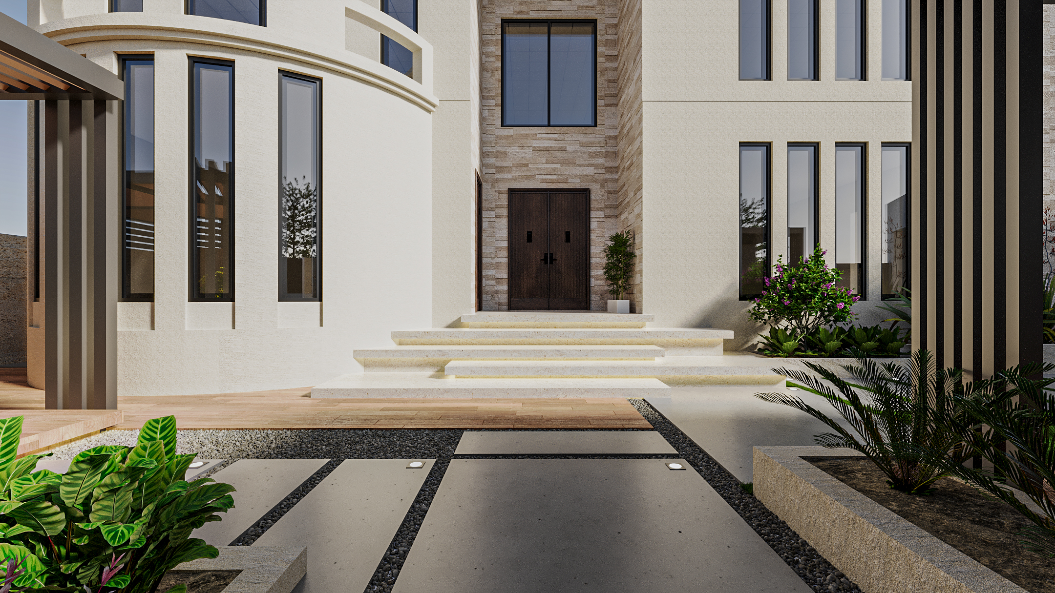 250 sqm area landscape design-0