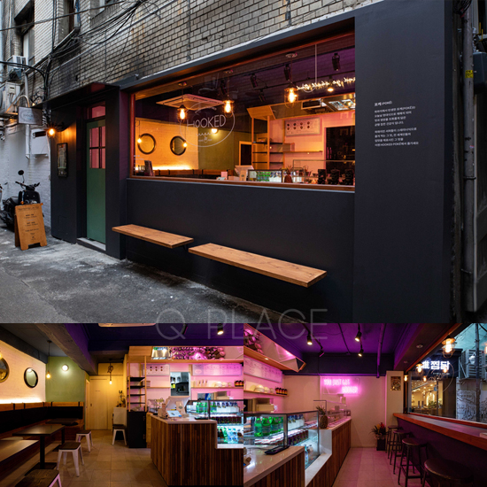 光点映照的 11 坪韩式餐厅设计-1