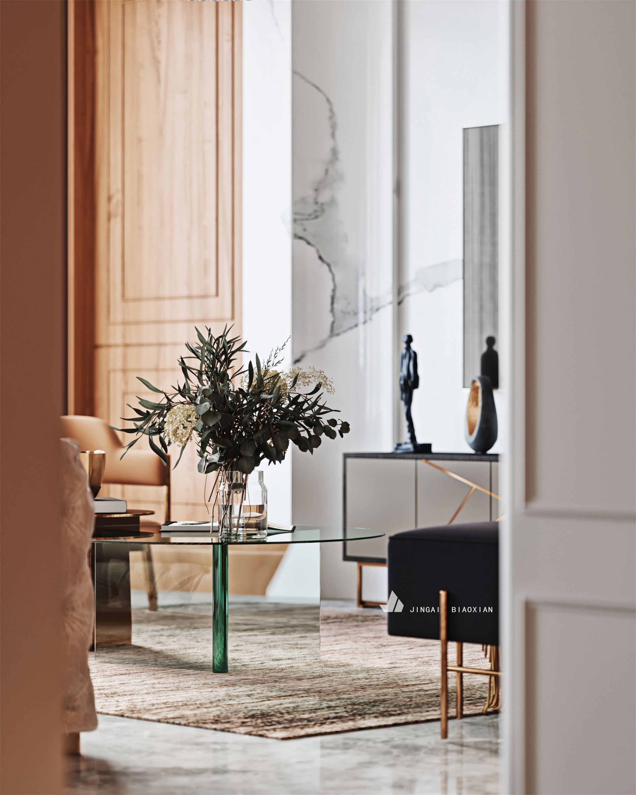 现代简约客餐厅设计案例-38