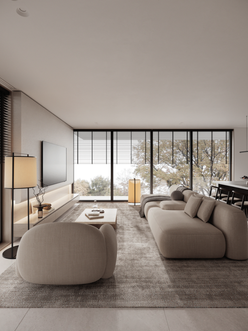 240平现代极简客餐厅-1