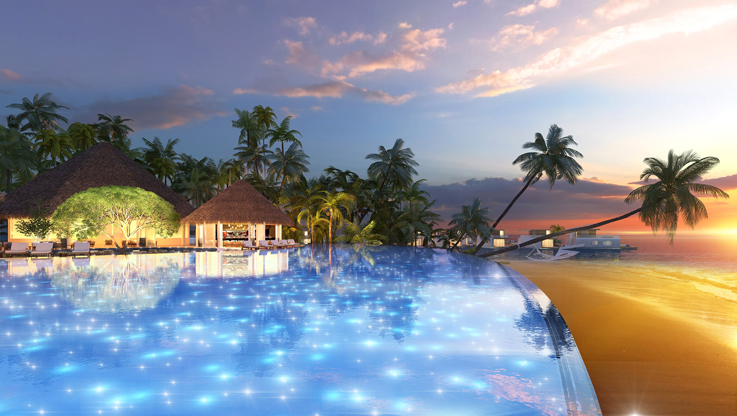 豪华别墅 现代风格迪拜海底别墅-16