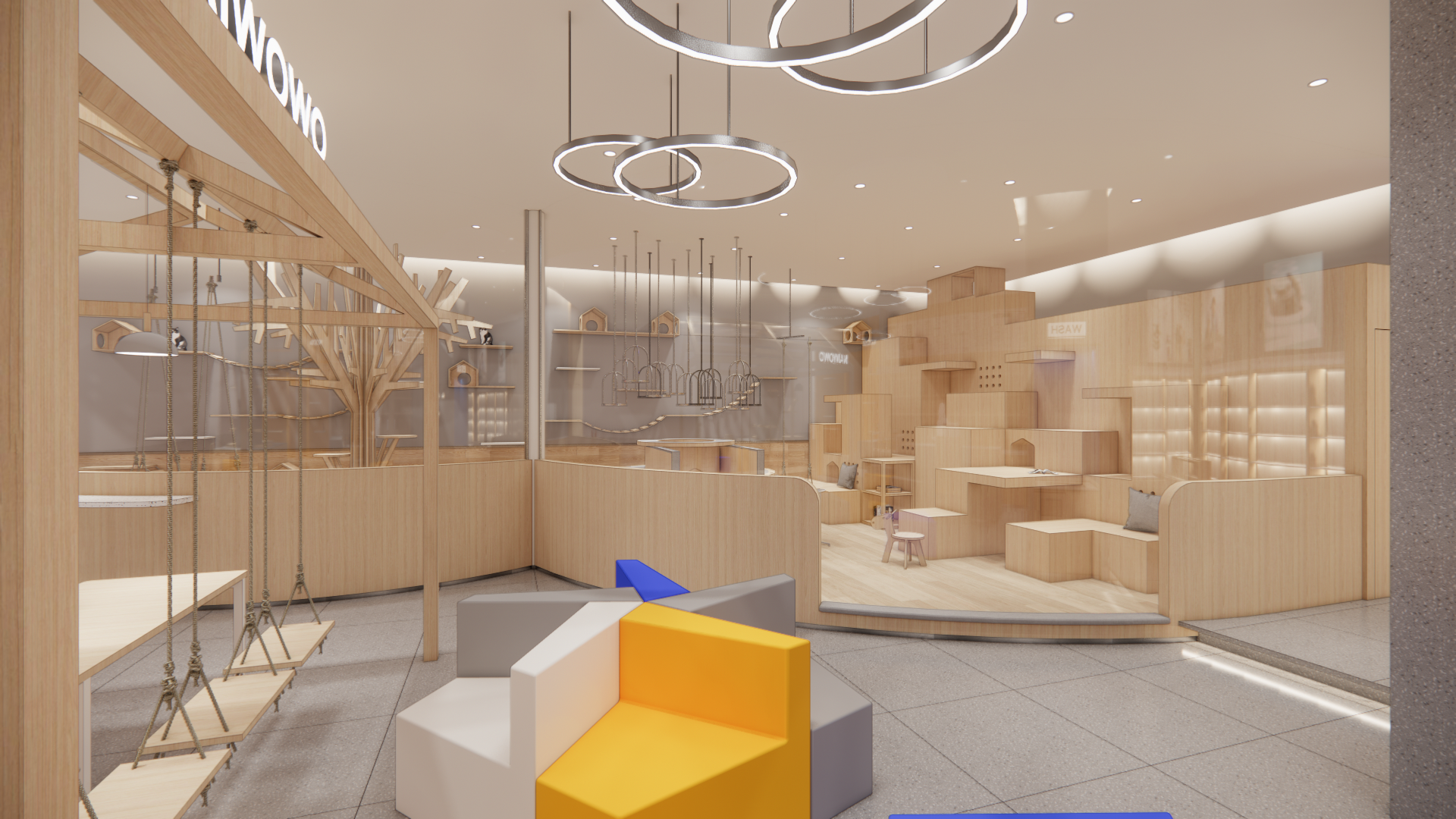 江西九江猫咖宠物店丨中国九江丨群建装饰-8