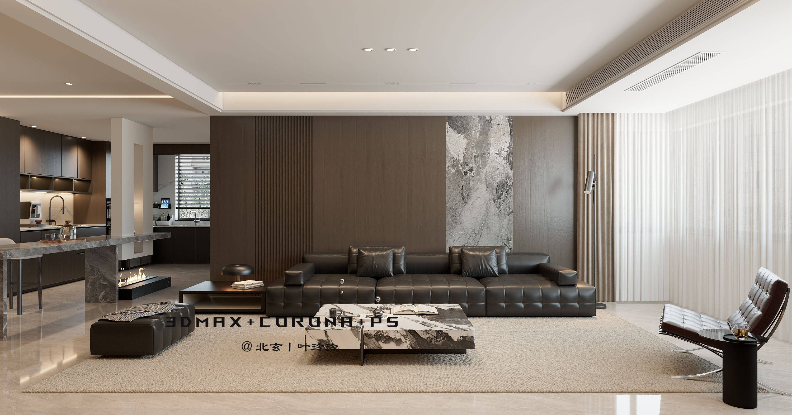 意式简约 | 以质感线条构筑空间美学的叙事-7