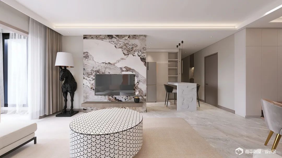 轻奢三居室设计丨中国北京丨刘子政-17