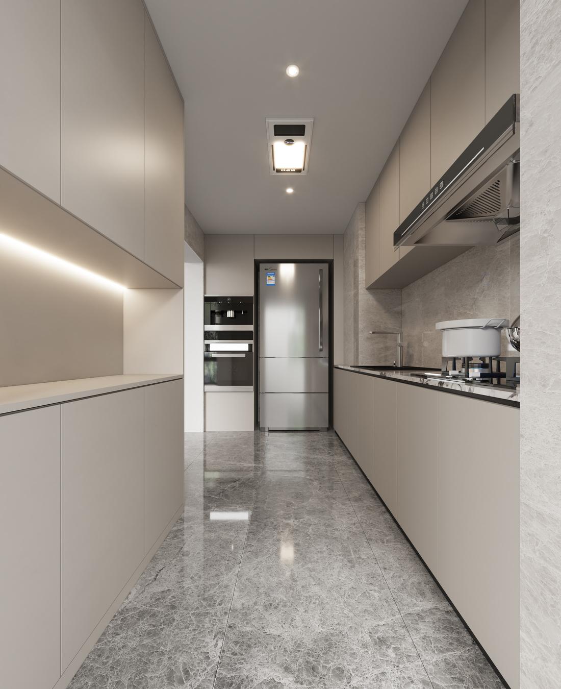 现代轻奢复式住宅设计-12