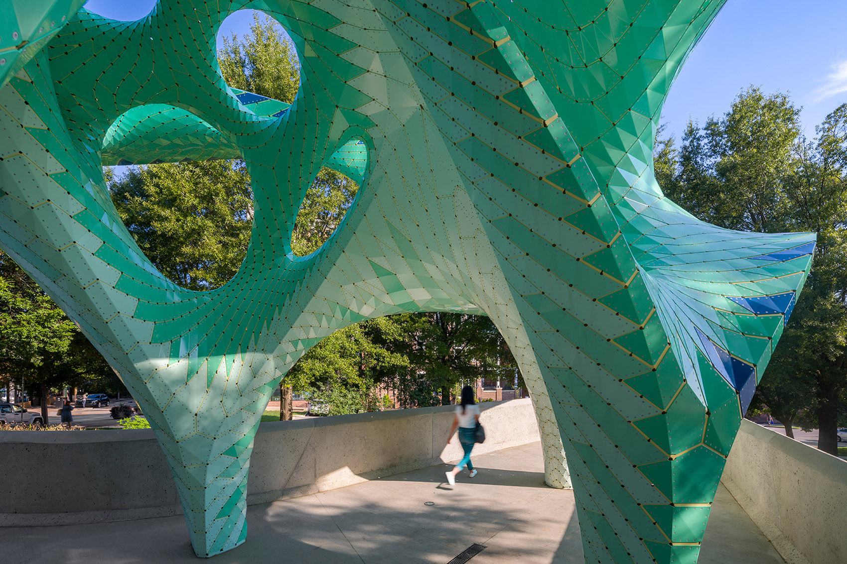 Pier 865公共艺术装置丨美国诺克斯维尔丨MARC FORNES,THEVERYMANY-27