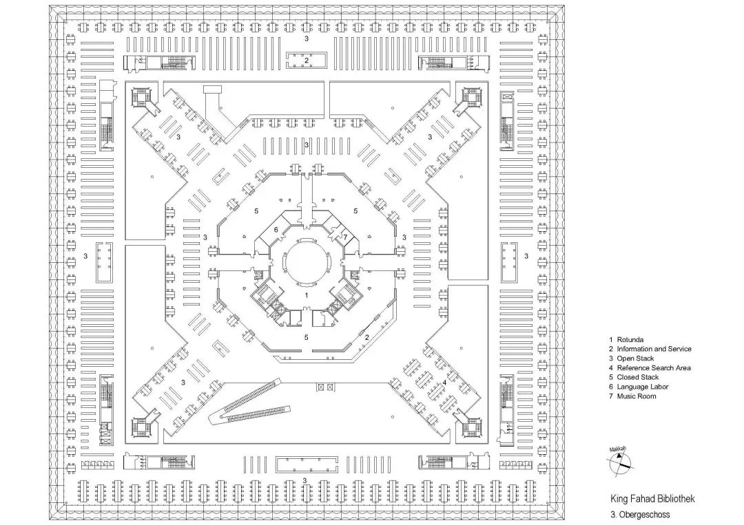 沙特国王图书馆丨沙特阿拉伯利雅得丨盖博建筑设计事务所-56