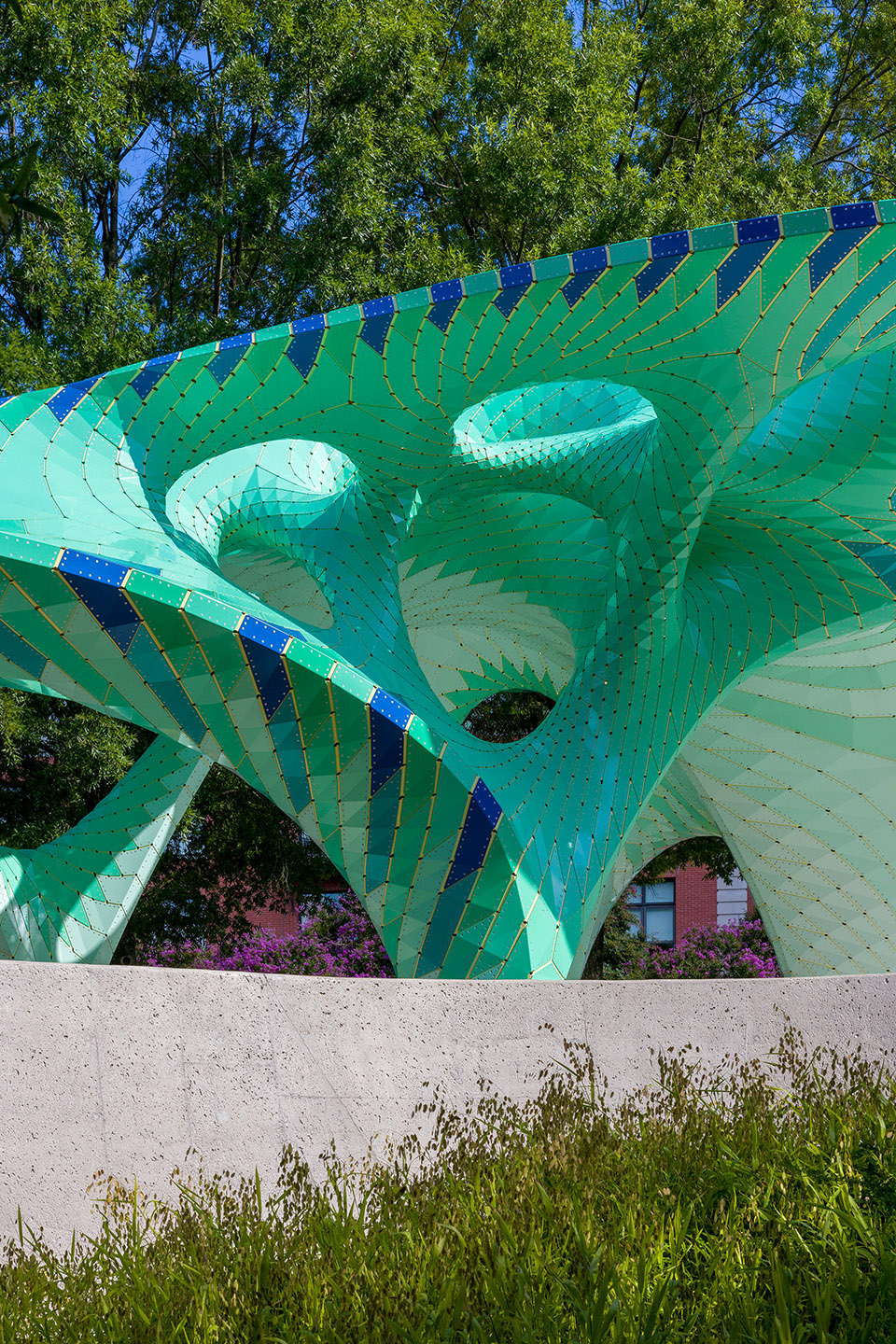 Pier 865公共艺术装置丨美国诺克斯维尔丨MARC FORNES,THEVERYMANY-19