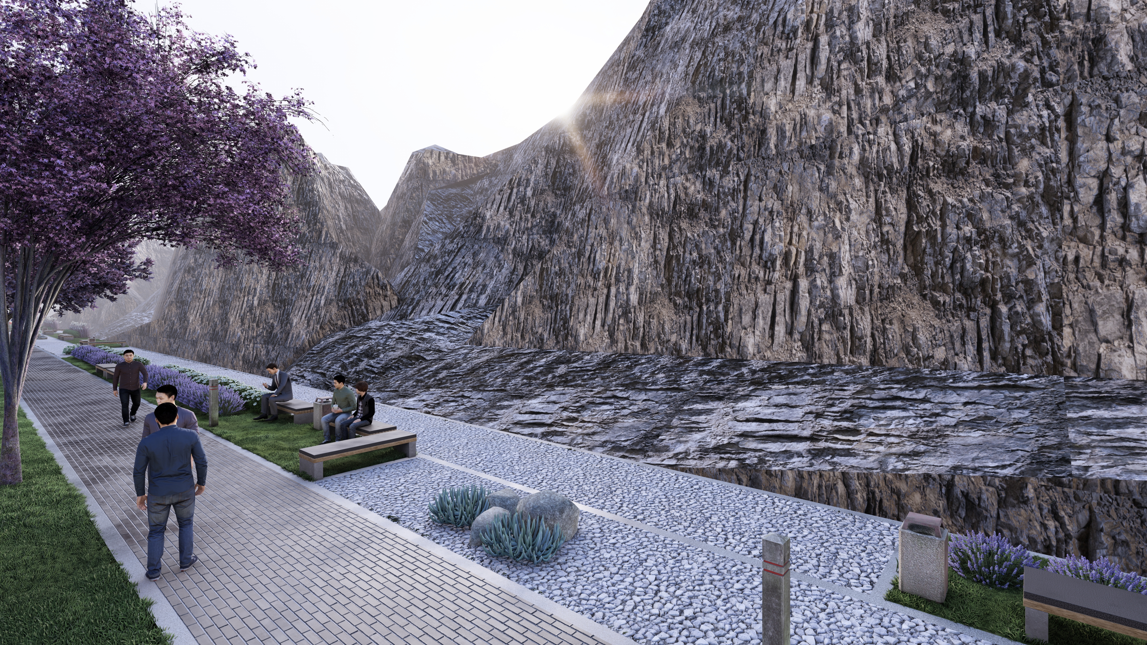 Public realm proposals - Abha main roads-10