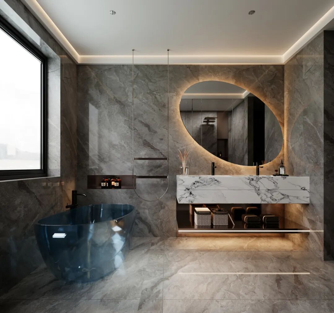 600㎡现代轻奢风丨浏河景苑丨中国湖南丨纵向·空间设计-85