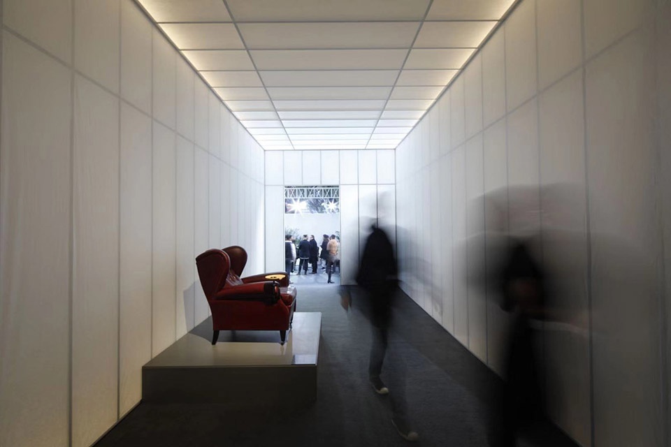 穿越时空的 Poltrona Frau 宣纸装置艺术-7