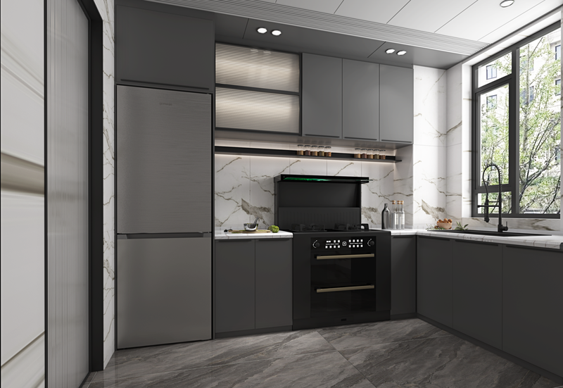 现代风高级感平层住宅设计效果-7