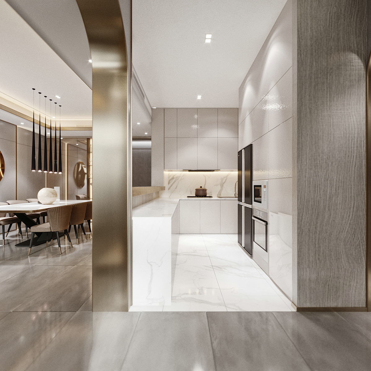 现代轻奢生活空间设计-27