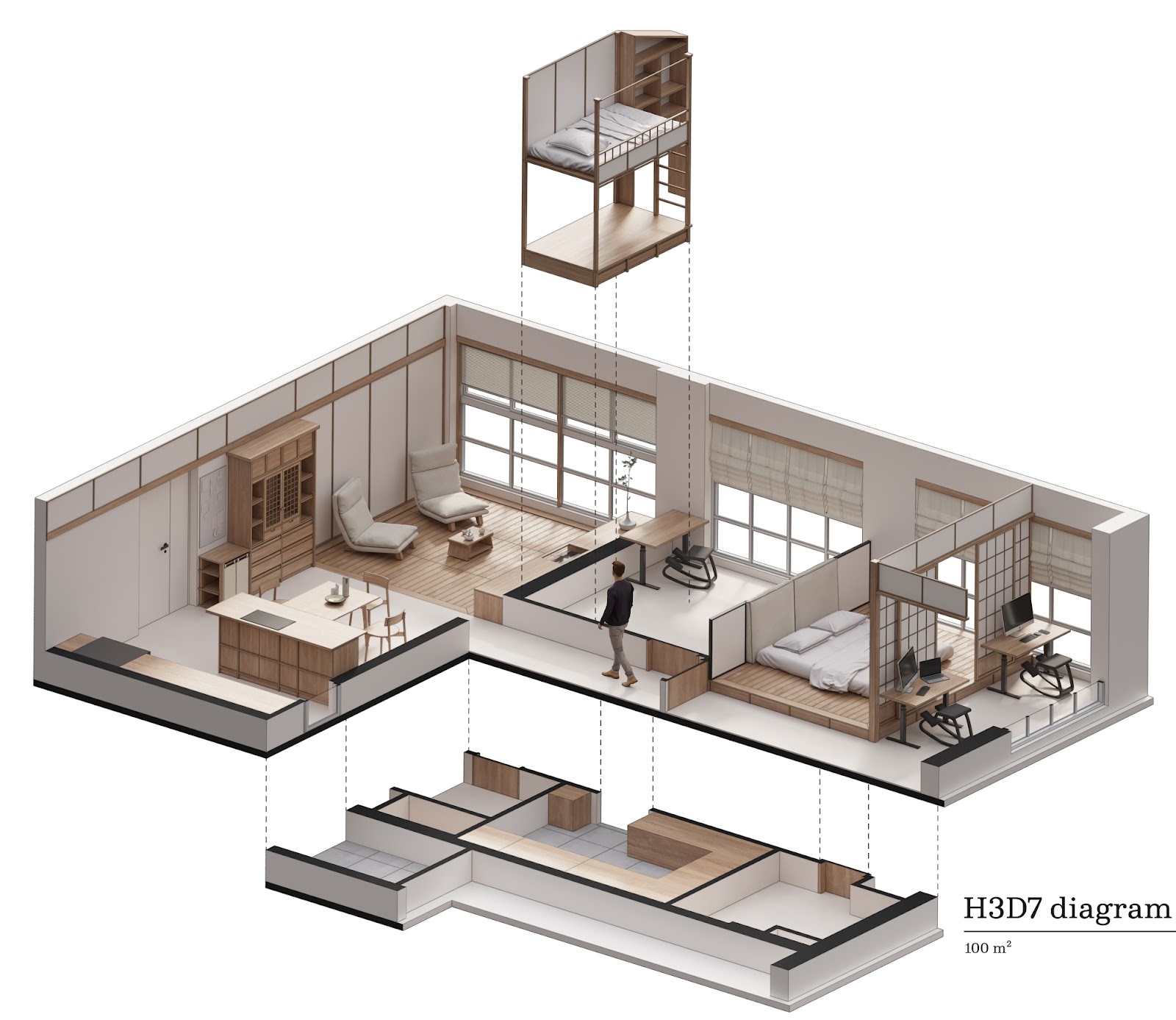 日式平层丨越南胡志明市-11