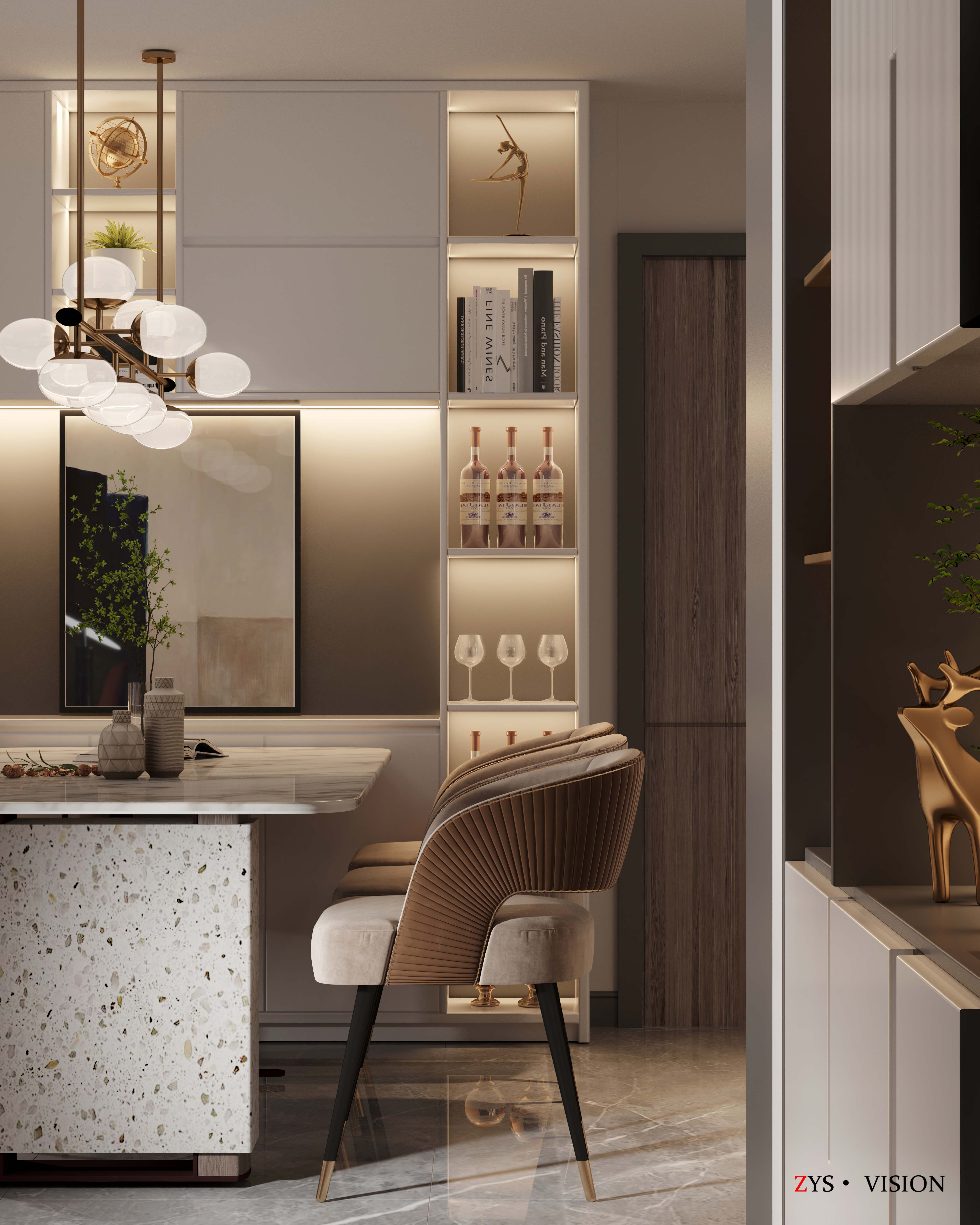 郑州简约轻奢空间塑造-13