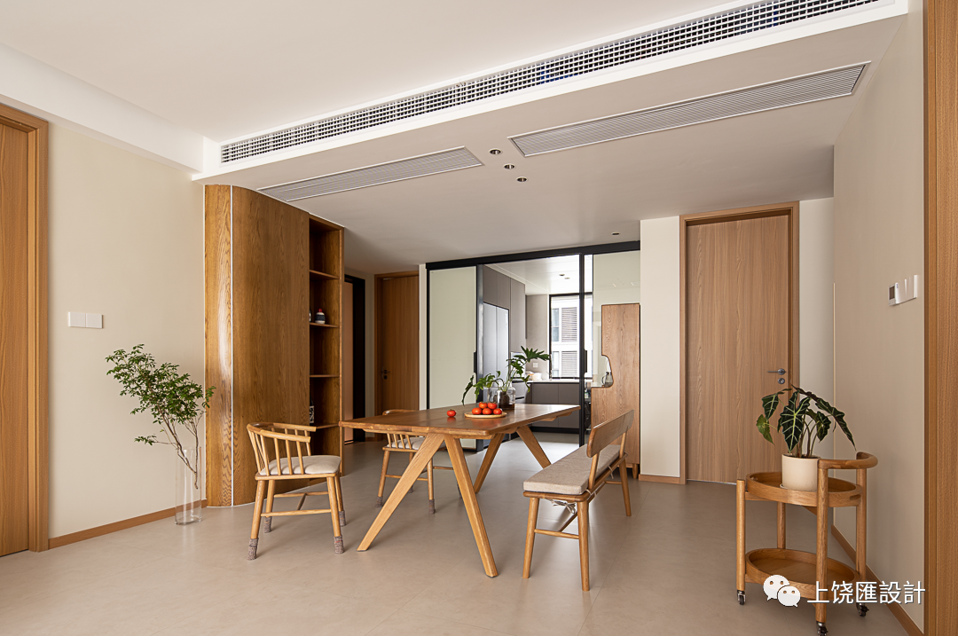 滨江棕榈·公园壹号原木极简设计丨红石空间设计-24