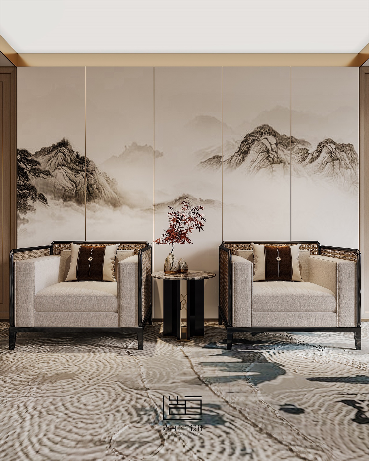 金该表现 | 招商办公设计表现 -20