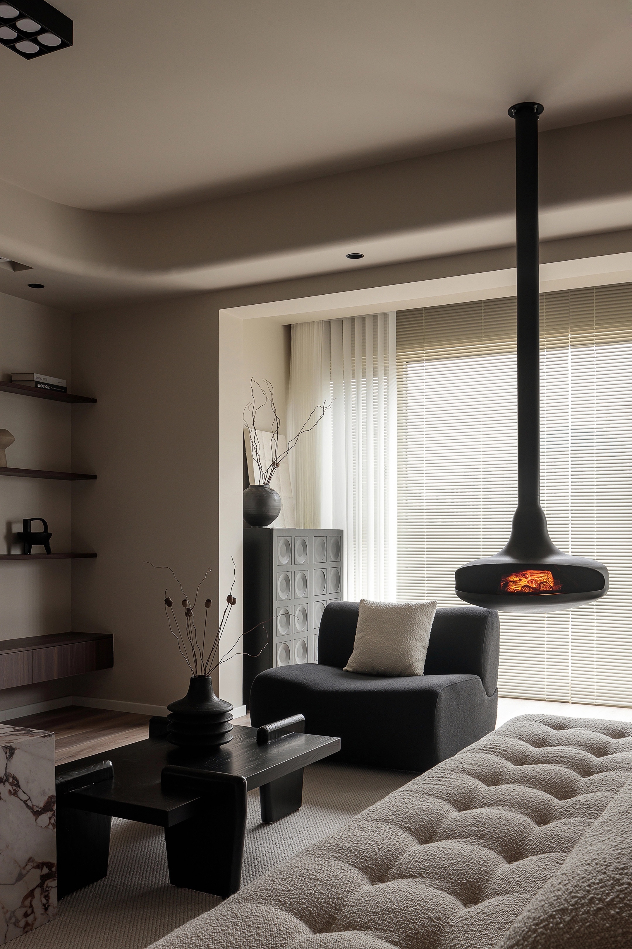 120m²中古侘寂 · 落地一套家居博主的家丨中国眉山丨壹佳一舍设计-8