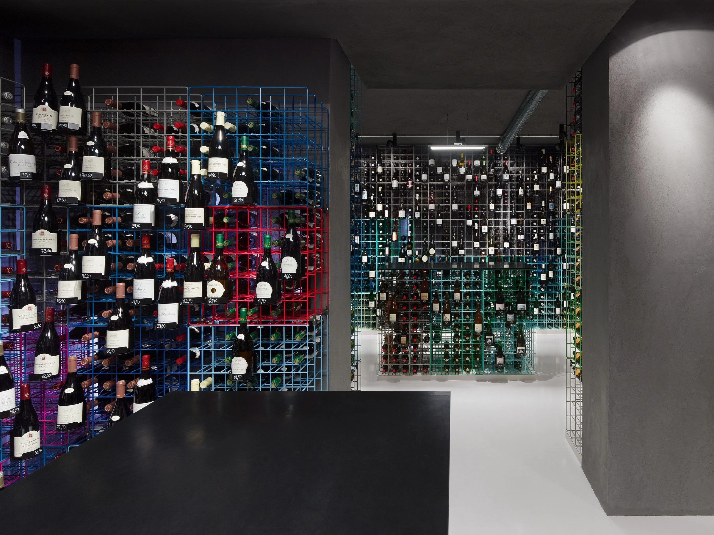 德国现代葡萄酒商店,"网格"创新展示方式-22