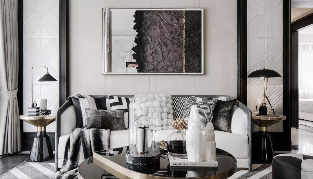 金辉白马云著样板间 | 曼哈顿轻奢,自由不羁的都市生活-7