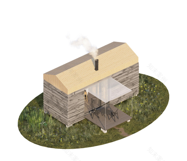 Избушка волонтера(志愿者小木屋)丨АРХДВОР-46