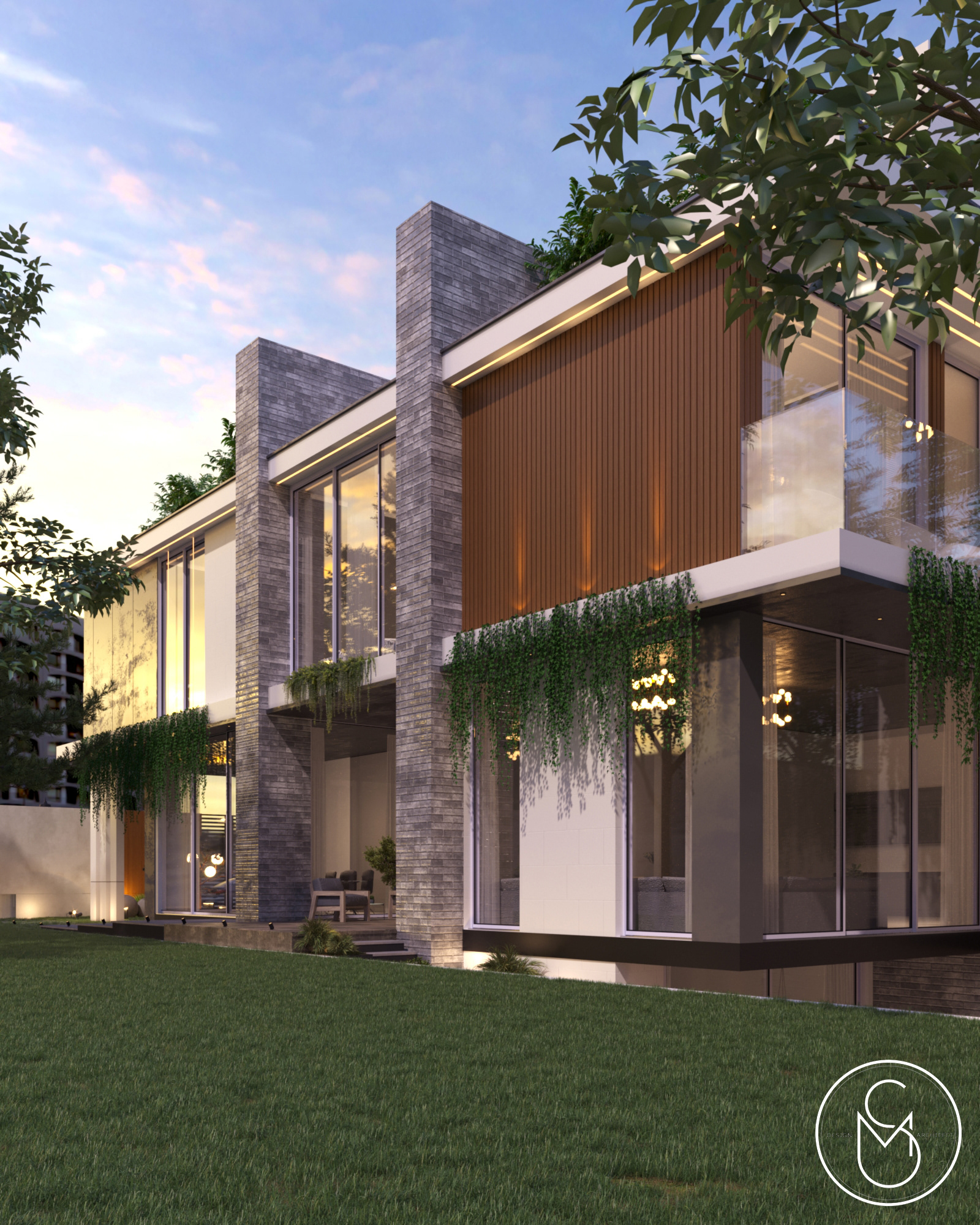 外部设计别墅-7