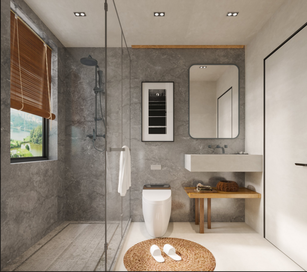 质朴侘寂风平层设计-8