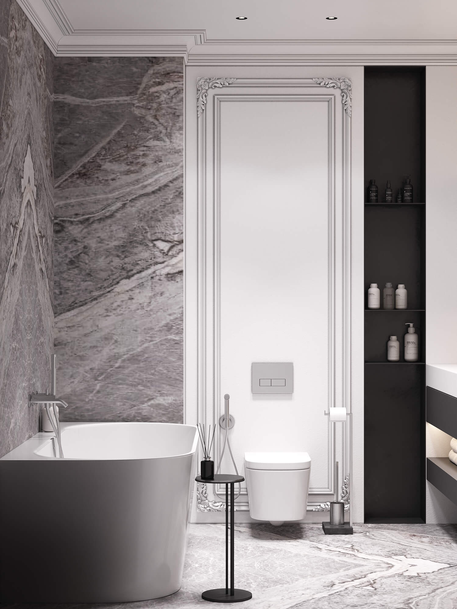 90㎡高级灰色系公寓设计 至素至简，气质非凡！-55