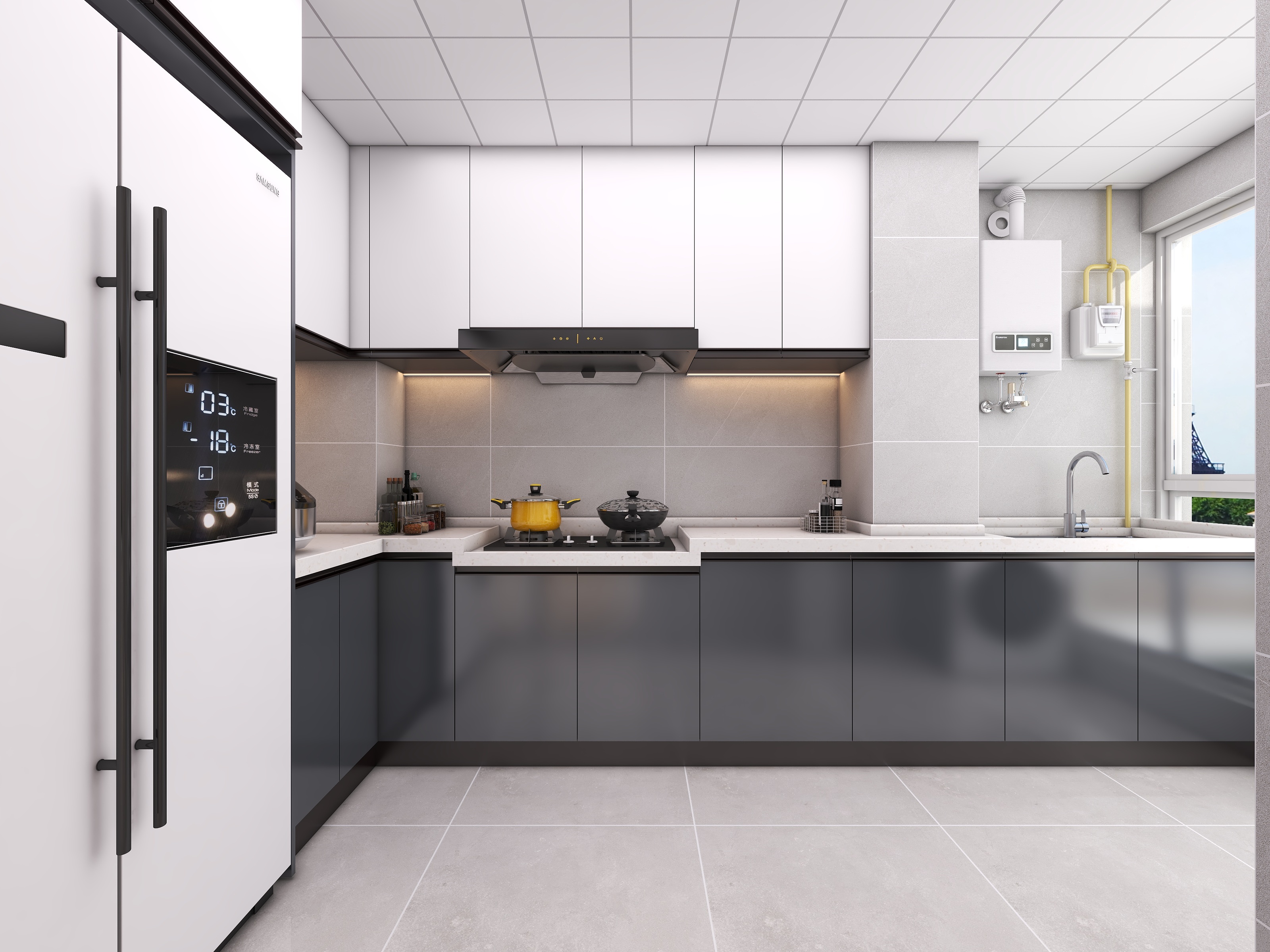 四川成都格兰玺城（113平方现代简约三居室）-47