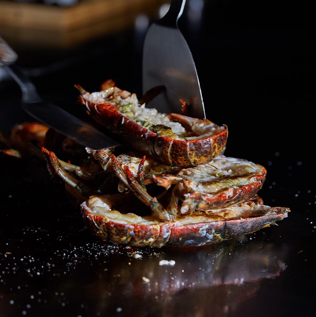 暗黑系餐厅，就是如此酷炫高级！——南京龍·铁板烧餐厅 | 壹舍方磊新作-35