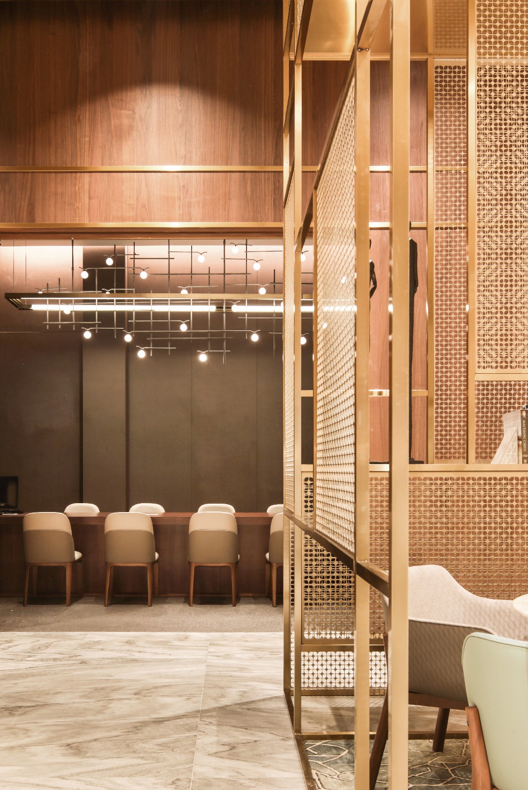 城市咖啡的抒情品质——卓越蔚蓝郡销售中心  于强室内设计师事务所-15